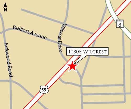 Wilcrest Property Location Map
